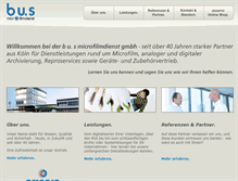 Tablet Screenshot of microfilmdienst.de